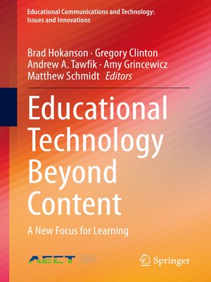 cover image of Educational Technology Beyond Content
